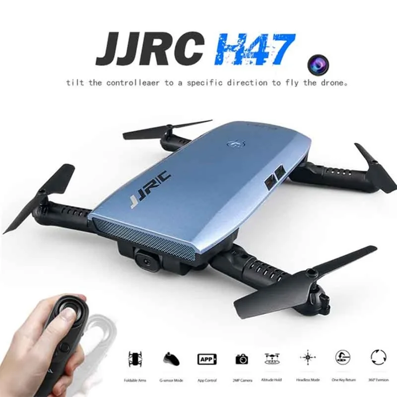 

JJRC H47WH drone Foldable WIFI FPV Drone 4CH Quadcopter w/ 720P Camera G-sensor, Black, gold, red