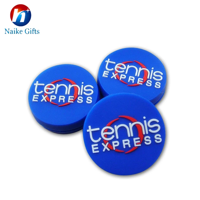 
Soft PVC cute cartoon tennis racket vibration dampeners 