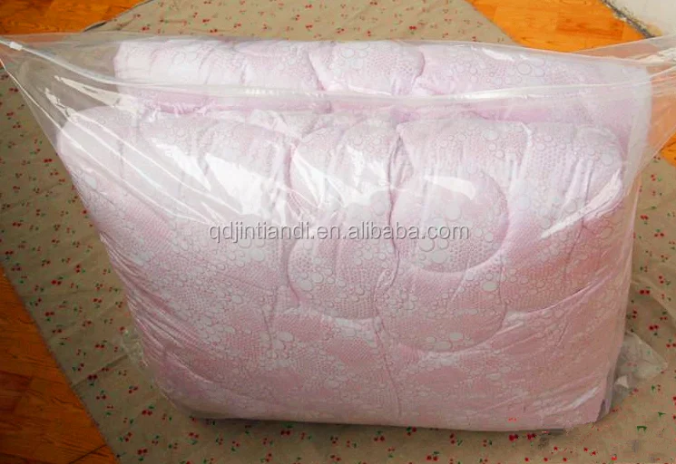Clear Transparent Super Big Plastic Bag With Zip Slider Packing For