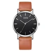 WJ-6494 Small Quantity DIY Add Your Logo Fashion Leather Watch Men Business Quartz Waterproof Custom Mens Wrist Watches