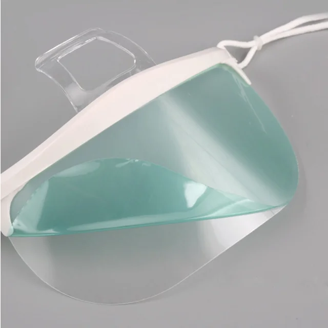 
Protective Food Processing Healthcare Industry Plastic Face Mask With Logo 