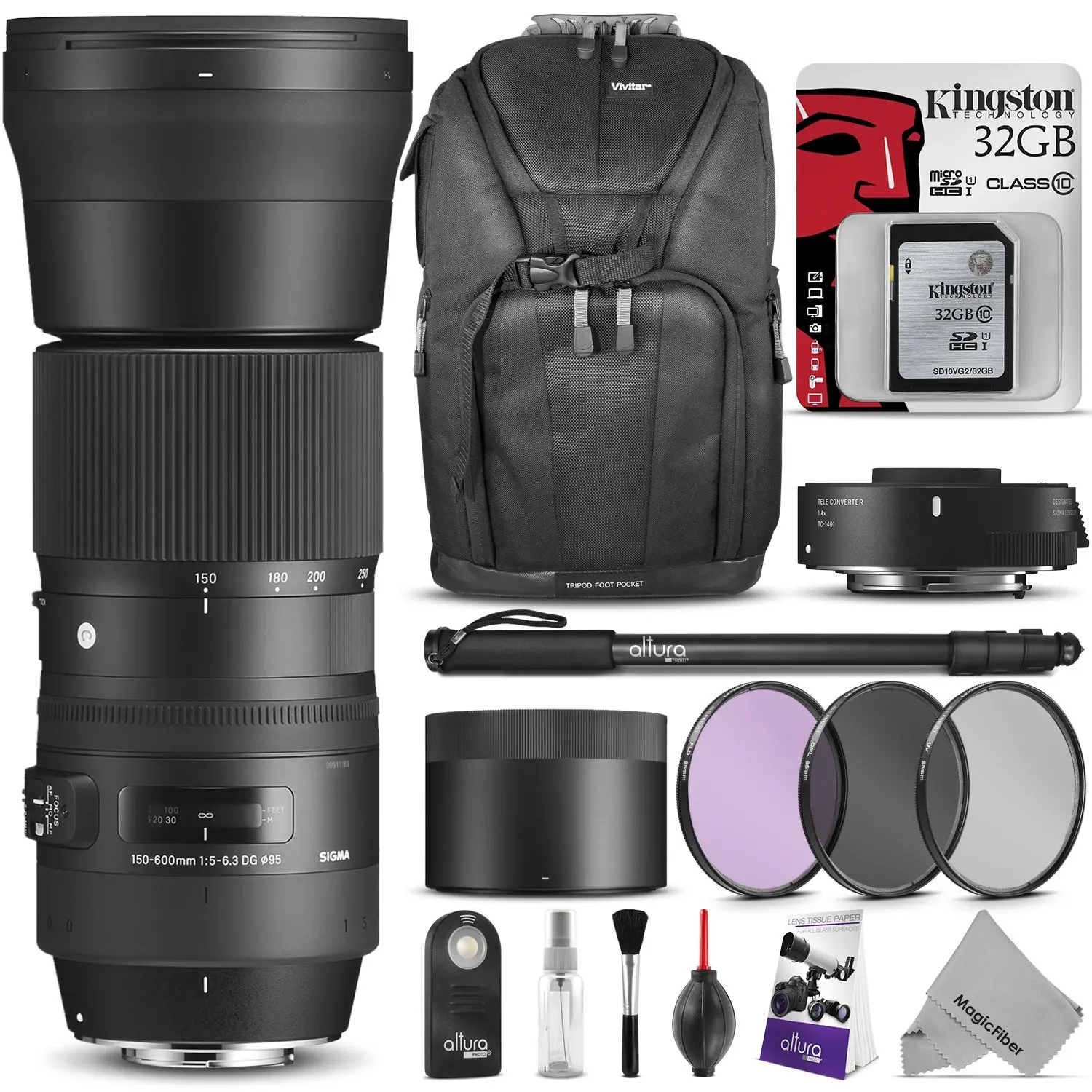 Buy Sigma 150 600mm F 5 6 3 Dg Os Hsm Contemporary Lens And Tc 1401 1 4x Teleconverter Kit For Canon Ef Bundle With Manufacturer Accessories Accessory Kit 19 Items In Cheap Price On Alibaba Com