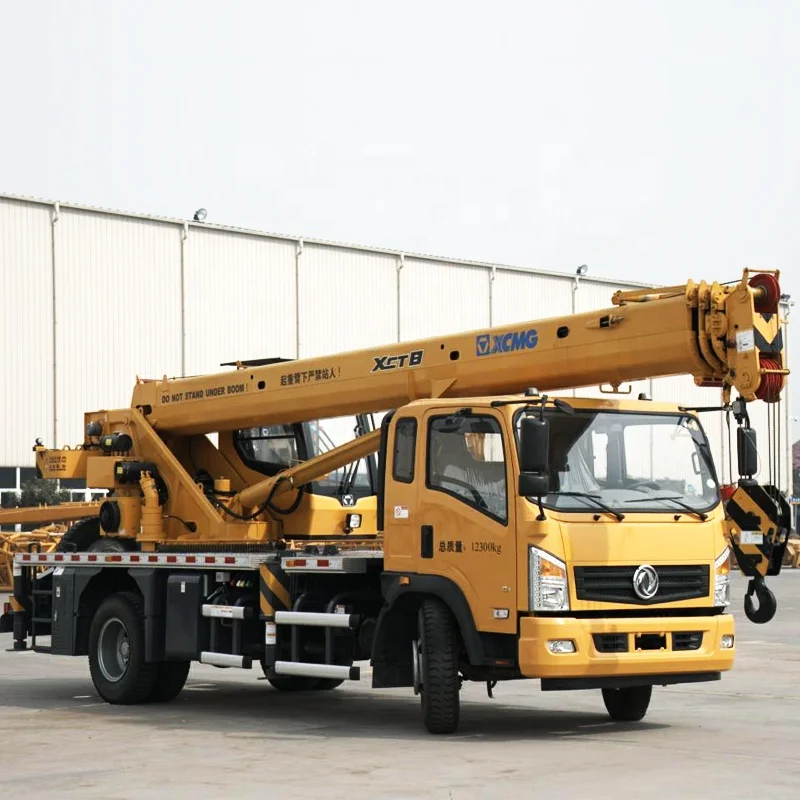 New product xcm g 8t medium half cab truck crane XCT8L4 in stock for sale