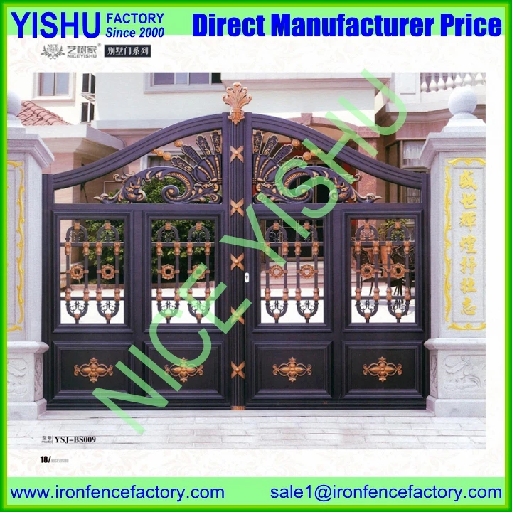 Alibaba Maufactory Supply Hot Folding Gate Aluminum Garden