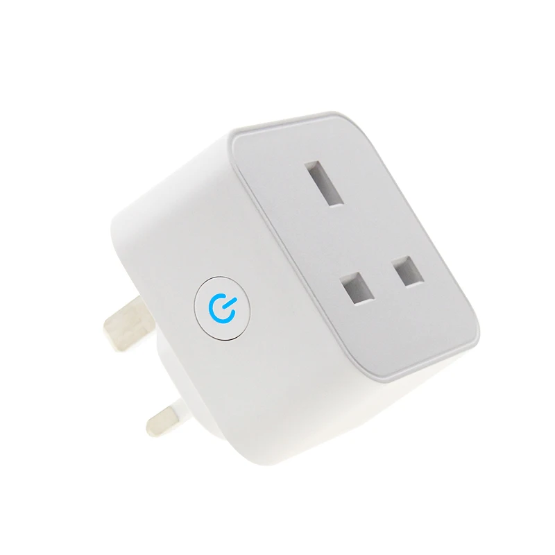 

Cheap price wifi smart UK standard plug with power monitor function, White