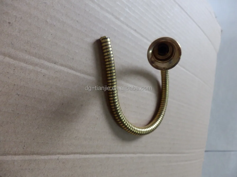 Copper Gooseneck pipe with copper fitting