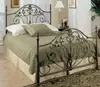 Euramerican style totally hand-made iron bed