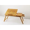 Best choose custom wooden folding table high quality laptop bed holder folding laptop desk bamboo laptop table on bed