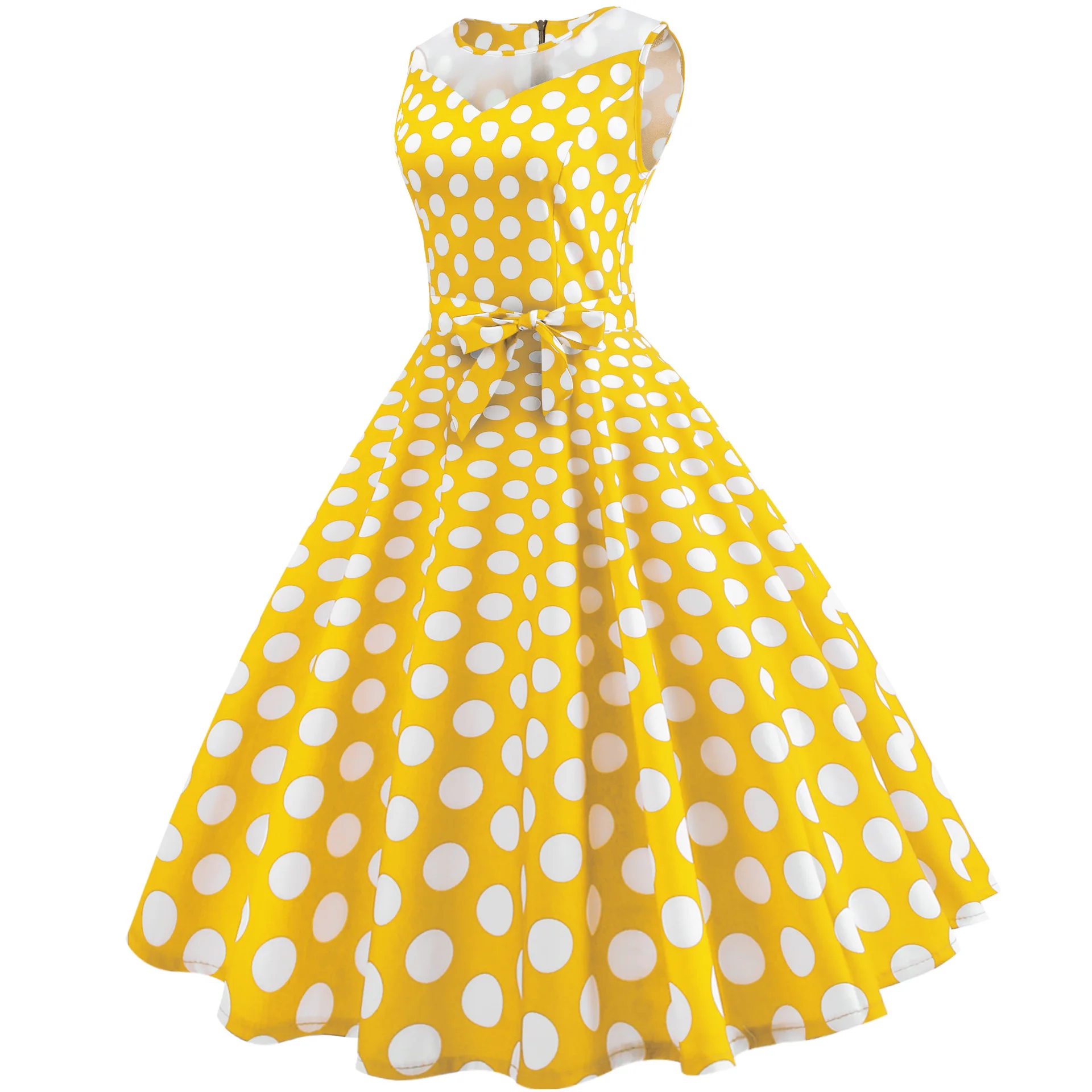 New style Vintage skirt Women Polka dot skirt