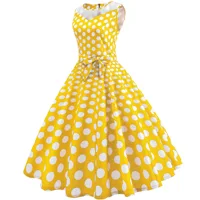 

New style Vintage skirt Women Polka dot skirt