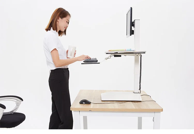 ce certification adjustable standing desk converter price
