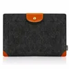 Gray felt laptop sleeves for macbook pro air 13.3inch super thin laptop case felt storage bag