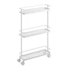 Chrome plating Kitchen Storage Rack Trolley