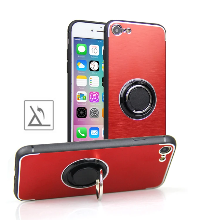 

Aluminum phone case with 360 degree ring car, N/a