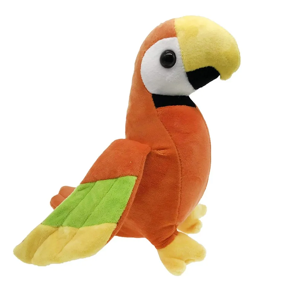 parrot plush pillow