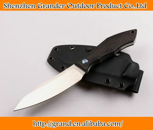 

carbon fiber handle quality knives D2 knife tactical outdoor tools camping rescue knife 6635