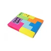 Environmentally friendly multicolor irregular shape task list sticky notes