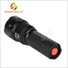 Ningbo Factory Wholesale Ultra Bright Adjustable Focus 5 modes 1000 lumens Big Black xml-2 Led Tactical Flashlight