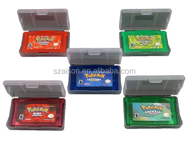 

Free Shipping by DHL for Pokemon Games Fire Red Leaf Green Ruby Emerald Sapphire