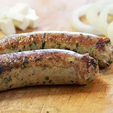 Chicken Sausage Links, 2 - 1 Lb. Packs, By. Rastelli Direct (Chicken w/Feta Cheese & Spinach)