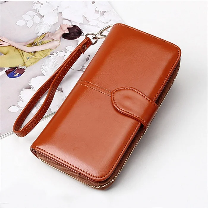 Wholesale Fashion Simple and Beautiful PU Leather Wallets Ladies