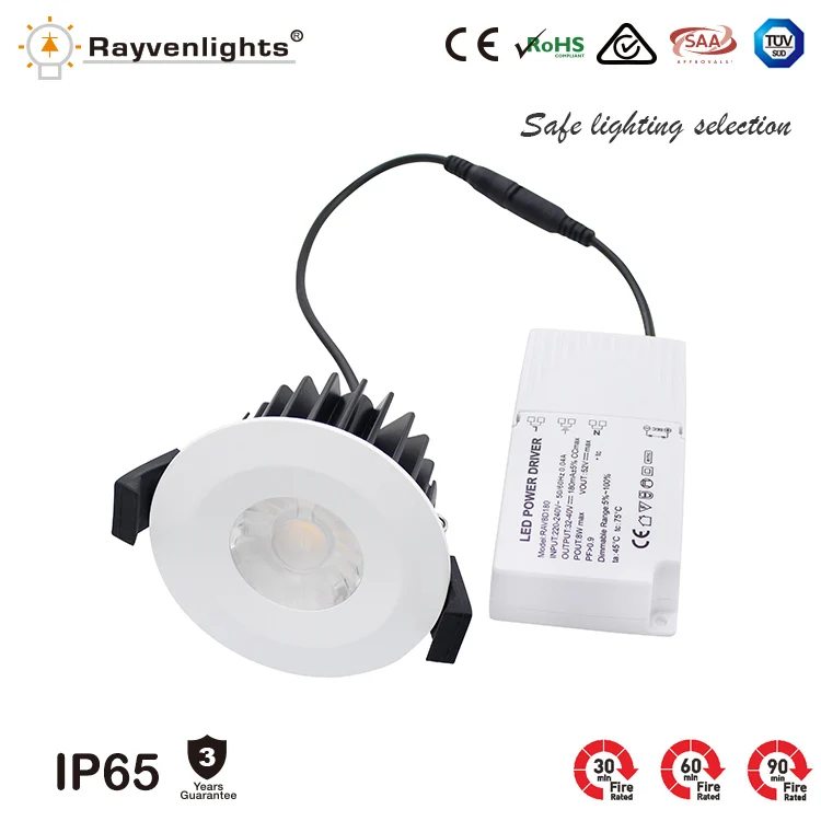 IP 65 fire rate downlight series 2.5inch 7w led down light dimmable