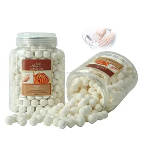 Nail soaker nail care 1000g Elegant pedicure manicure fizzy soak tablet set with milk and honey scent soak bath Fizzer