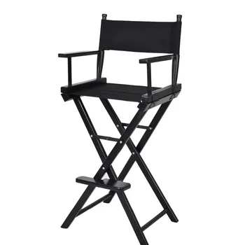 Wooden Directors Chair  : Foldable Wooden Chair With Crisscrossed Framing At.
