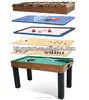 Factory promotion 12 in 1 Multifunctional game table. Billiard table, shuffle board, bowling, poker card, chess, etc