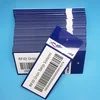 Supermarket retailer management PVC combo snap off key tag Card with barcode