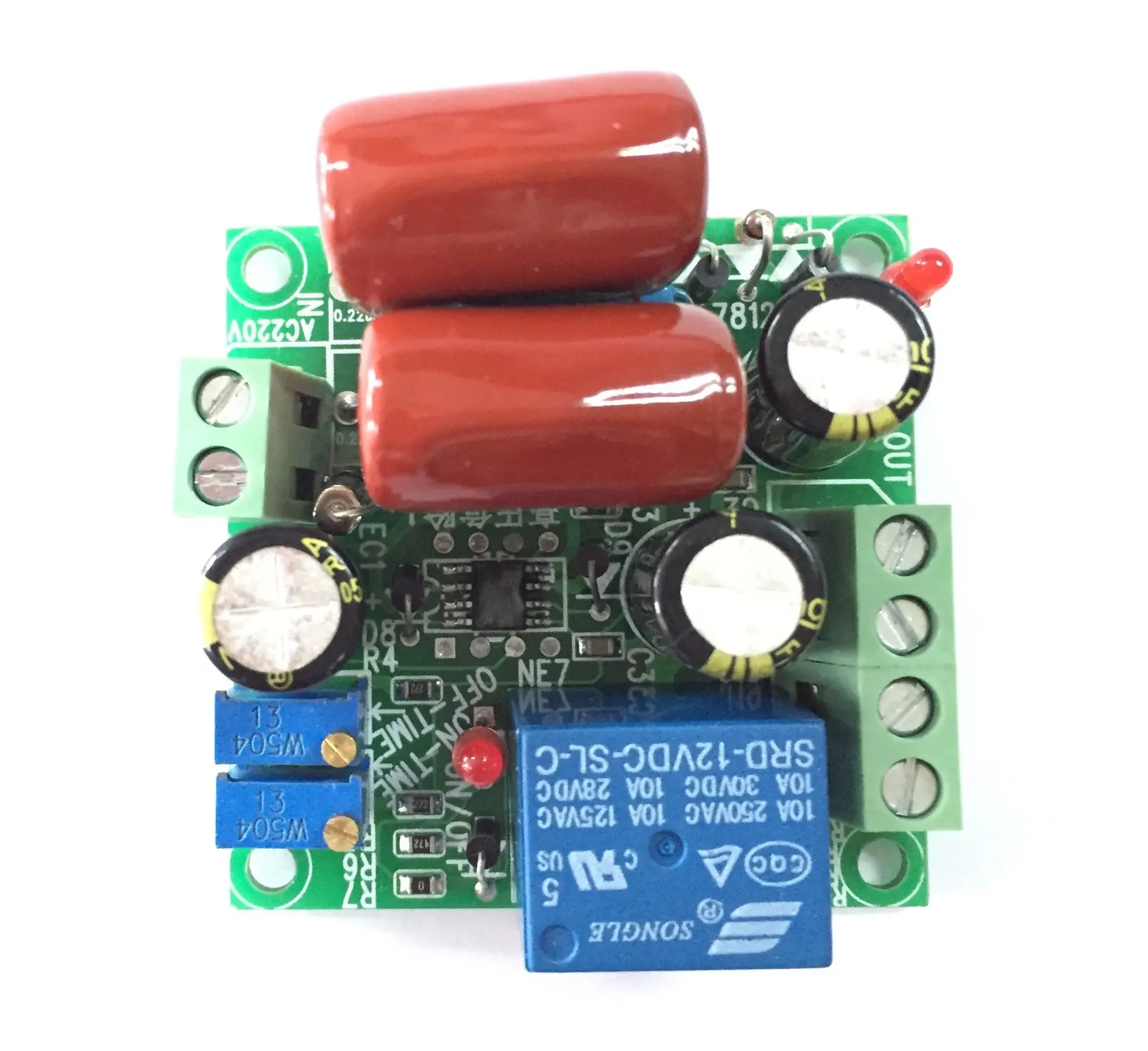 Get Quotations · Qianson AC 220V 110V Cycle Delay Time Timer Switch Relay Module ON OFF Repeat 1-
