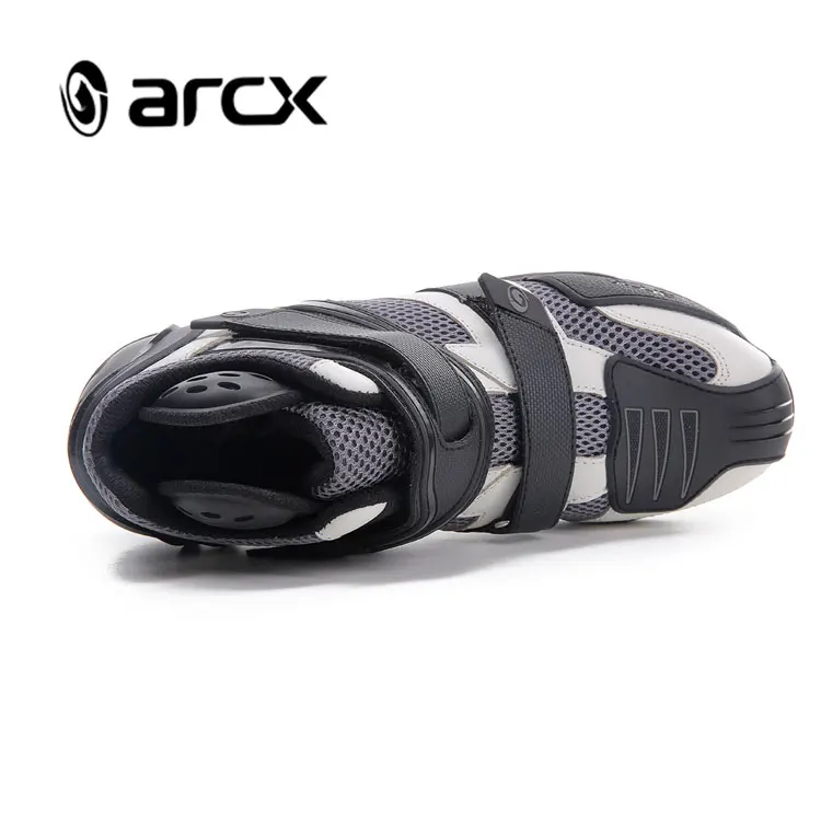 

ARCX Botas Para Moto Motorbike Boots Short Motorcycle Sports Boots Leather Touring Motorcycle Boots, Dark blue