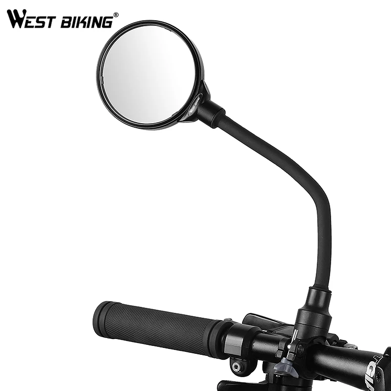 

WEST BIKING Cycling Aluminium Frame Tires Mirror Other Bicycle Accessories Cycling Bicicleta Bike Bicycle Rearview Mirror, Black