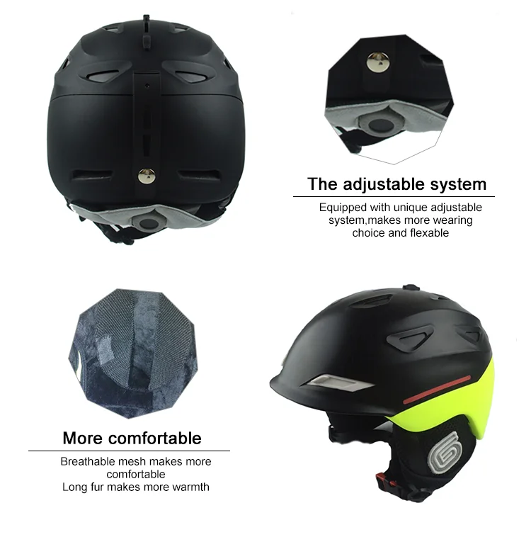 High Quality Ce En1077 Standard Safety Ski Helmet For Skiing Sport