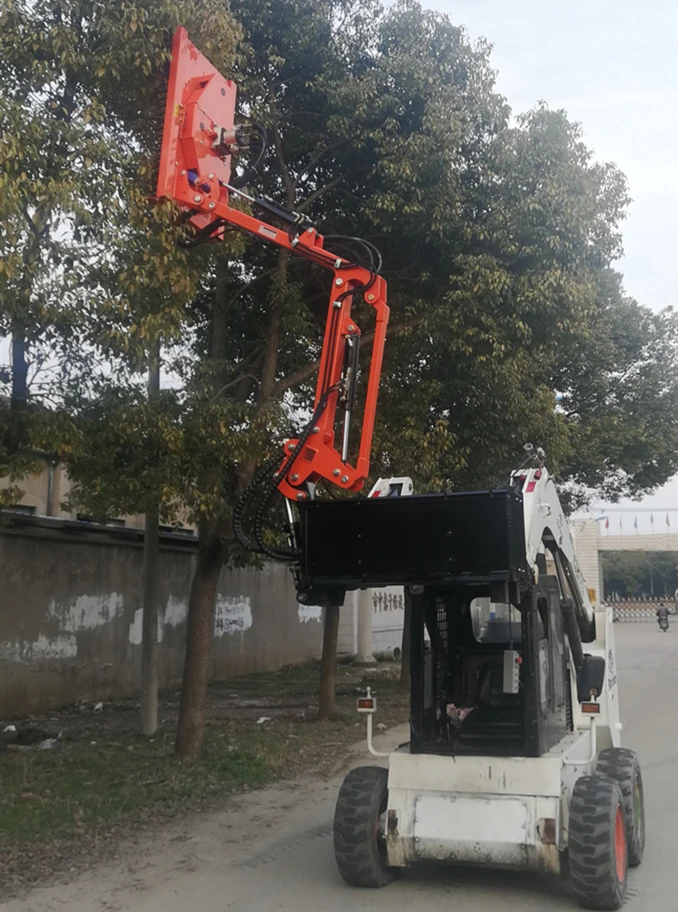 skid steer attachment boom mower / tractor with boom mower for sale