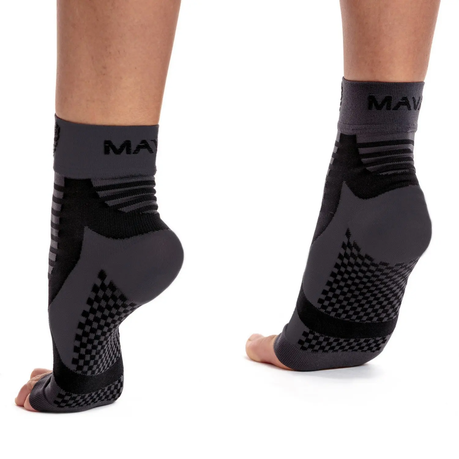 Sports vélo Compression Chaussettes Arch Support cheville Athletic Voyage Sock
