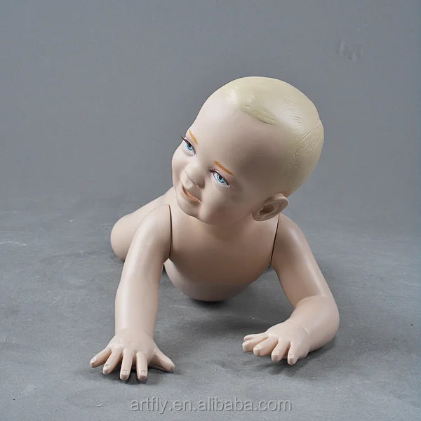 Crawling Baby Mannequin Buy Skin Color Crawling Baby Mannequin With Make Up Head,Realistic
