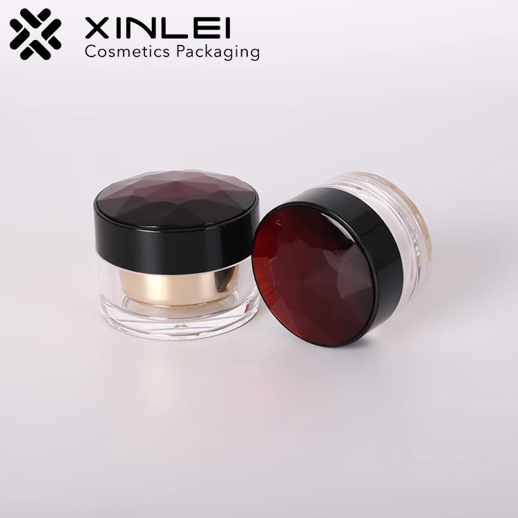 
Double wall PLASTIC jar cosmetic 15 gram 30 gram 50 gram 