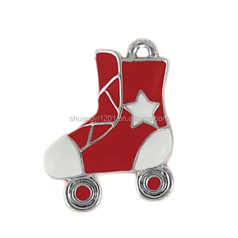 

Colored Figure Skating Roller Skates Pendant, N/a