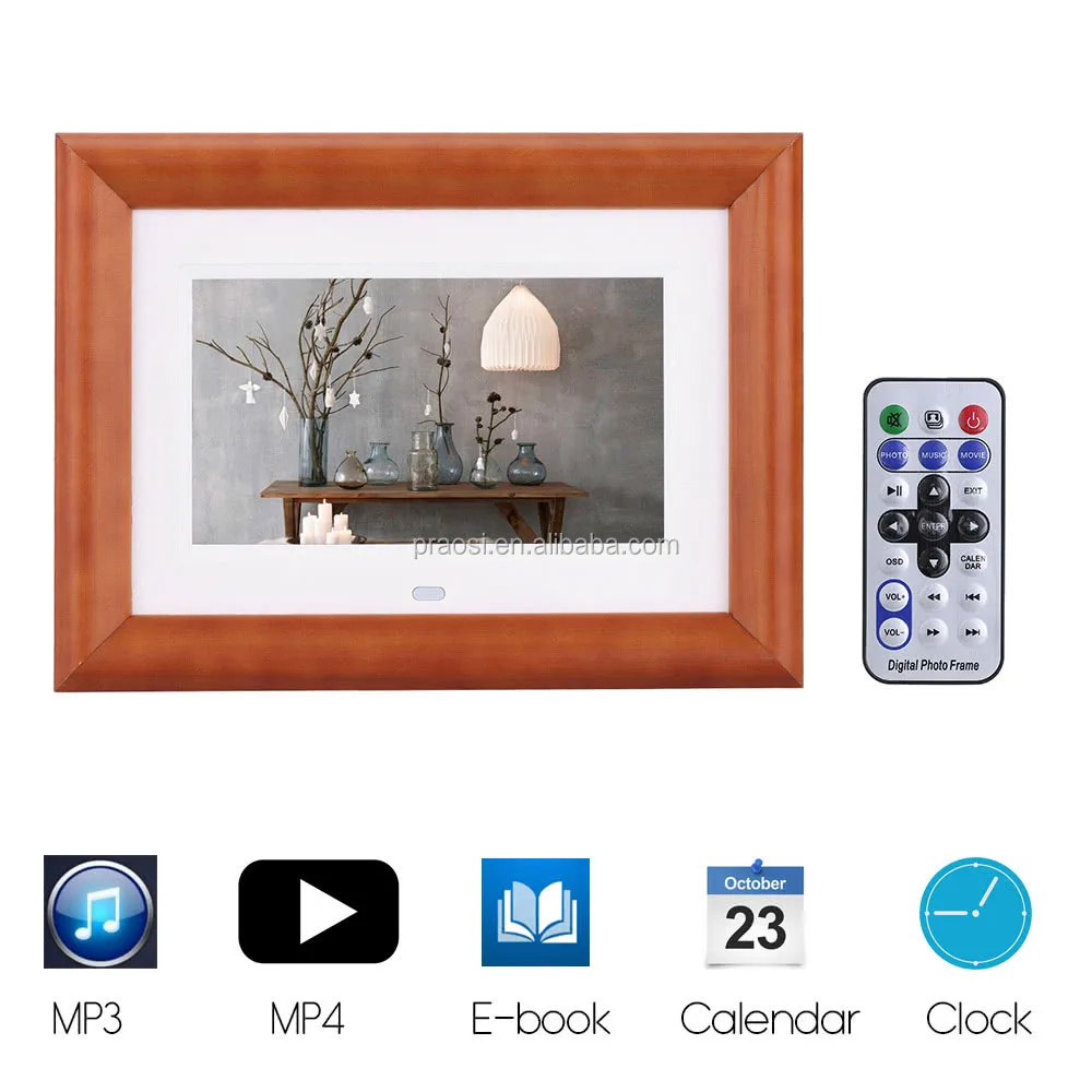 Cute Wood Digital Photo Frame With Standing Mechanism Buy Mobile