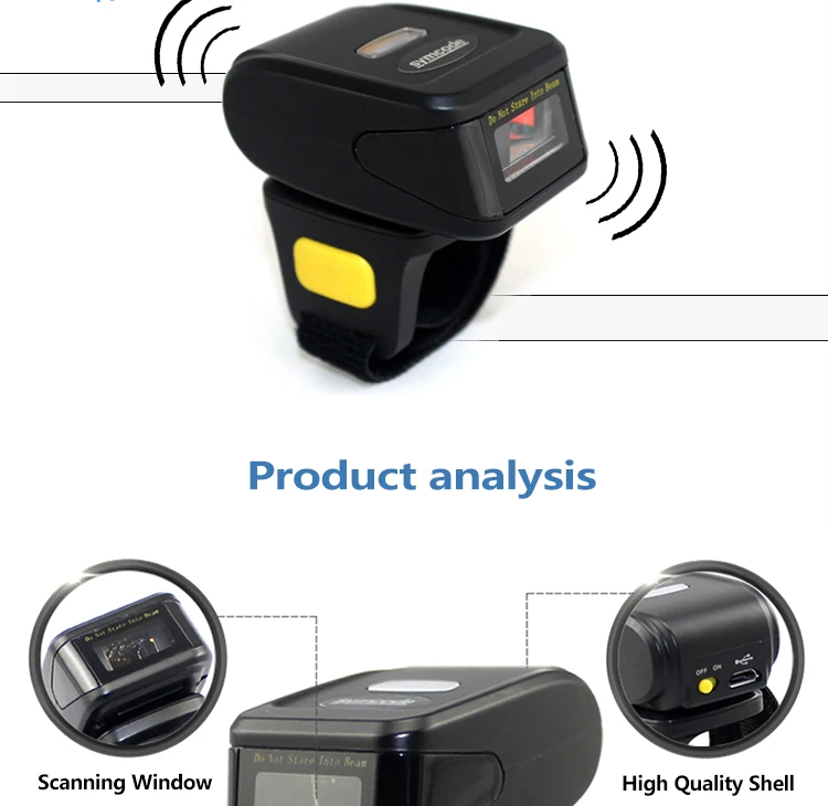 Symcode R30 Factory Ring 2D Scanner QR code scanner Wearable Portable Mini Size, View 2D Scanner