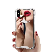 

OTAO Luxury Acrylic Mirror Cases For iPhone XS MAX XR X 8 7 6 Plus TPU Airbag Cover