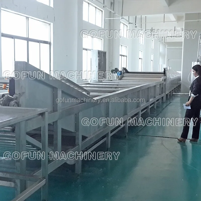 
water immersion type pasteurizing machine with cooling tunnal 