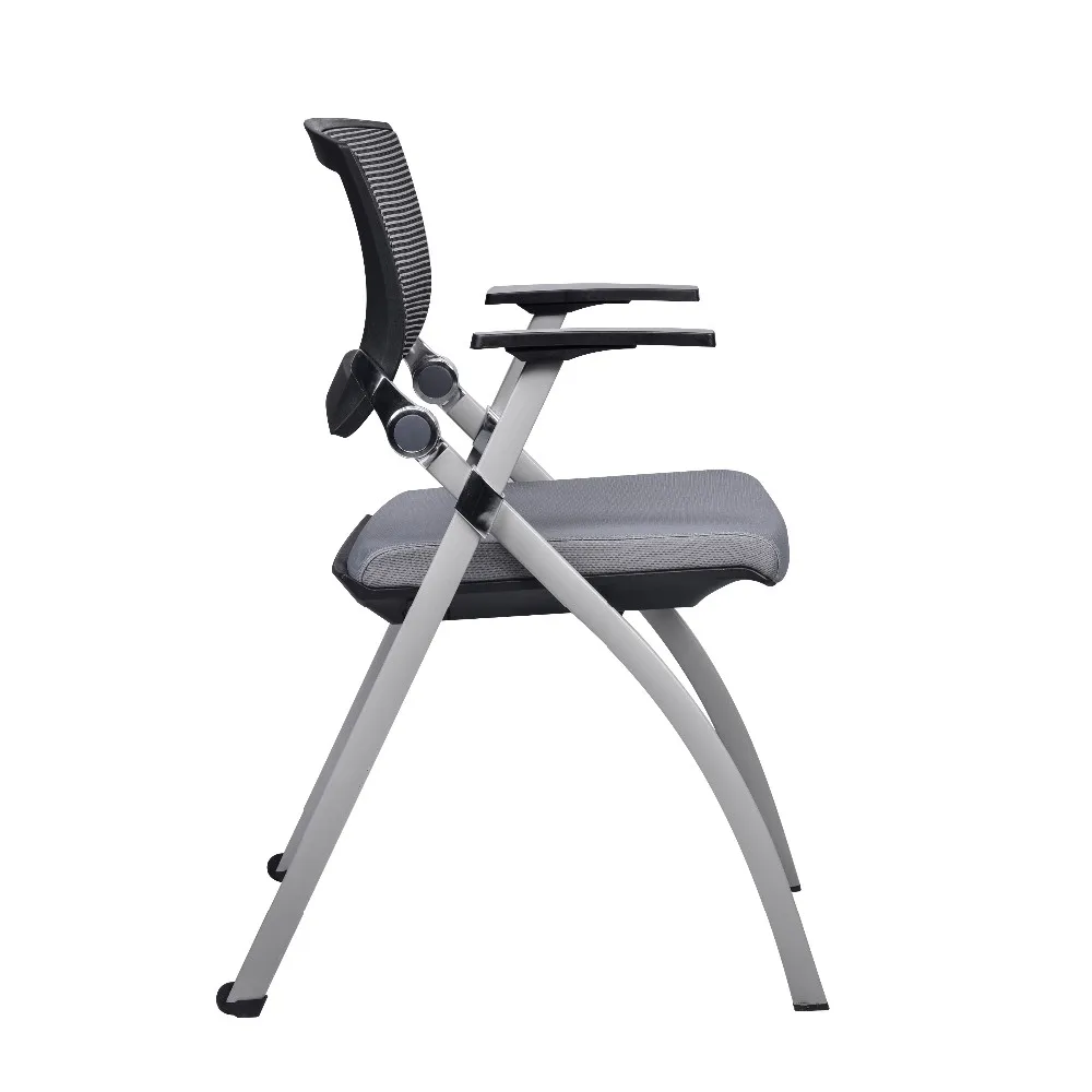 
mesh back office meeting chairs with writing board 