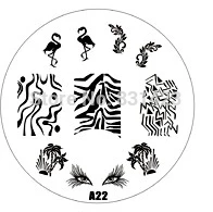 2015 new A Series A22 Nail Art Polish DIY Stamping Plates Image Templates Nail Stamp Stencil