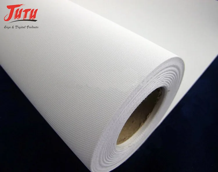 JUTU Matt Polyester Canvas Roll Latex Printing Fabric