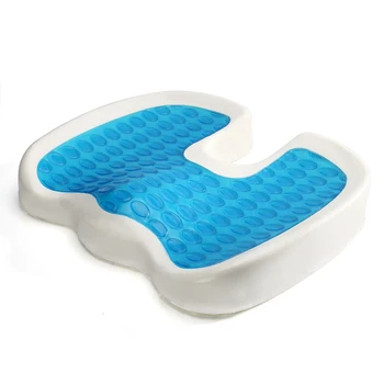 Orthopedic Seat Cushion,Gel And Memory Foam Seat Pad,Perfect For Office Chair,Car,Wheelchair 