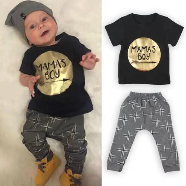 mama's boy baby outfit