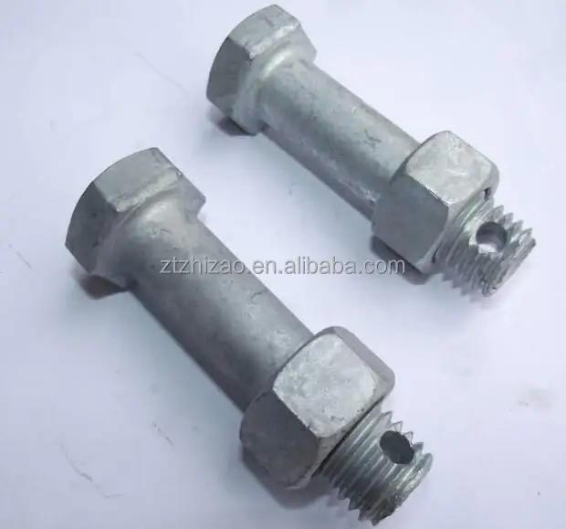 
Manufacturer supply hot dip galvanized Hex Bolt and nut din 
