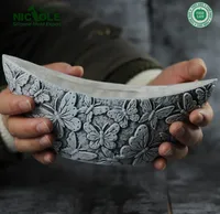 

Nicole silicone beautiful butterfly ship shape flowerpot concrete mold